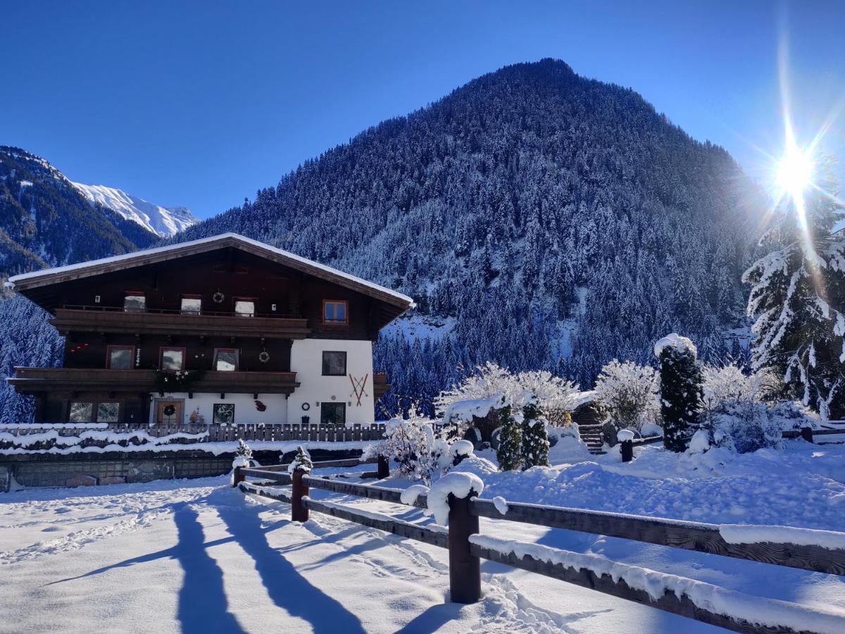 Haus Gartner 4-5 Pers Appartement Sulzau エクステリア 写真